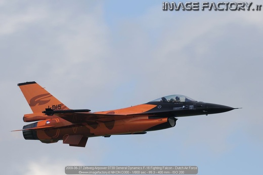 2009-06-27 Zeltweg Airpower 0739 General Dynamics F-16 Fighting Falcon - Dutch Air Force
